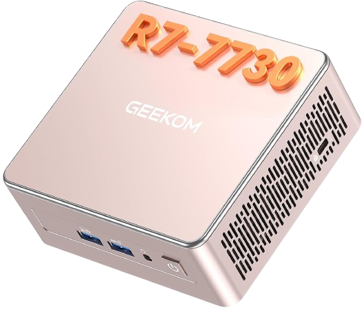 GEEKOM Mini PC A5: Mini computadora con AMD Ryzen 7 7730U