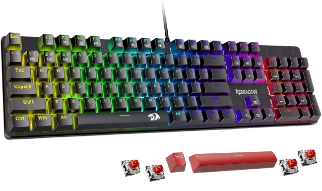 Redragon K671: Teclado mecánico completo, hot-swap y RGB a precio imbatible
